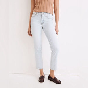 NEW Madewell The Mid-Rise Perfect Vintage Jean Chestnut Wash blue W 31 P